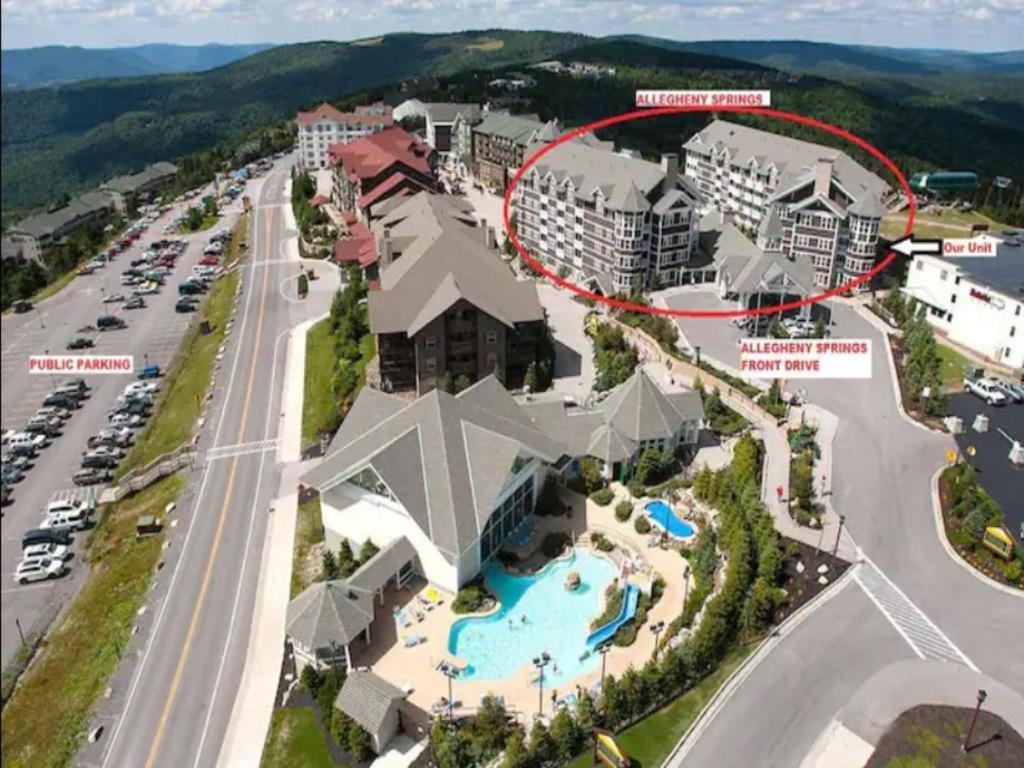 Allegheny Spring 239 King, Bed/Ski-In, Out/Pool & Hot Tub สโนว์ชู ภายนอก รูปภาพ